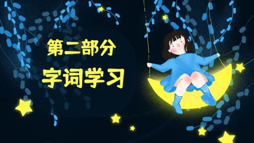 月亮船童话故事通用PPT模板
