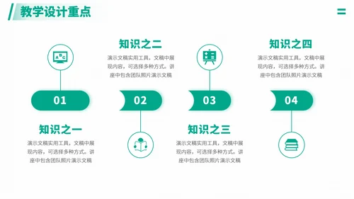青绿色简约风教育课件教学说课开学公开课微课比赛讲课大赛汇报述职PPT模板