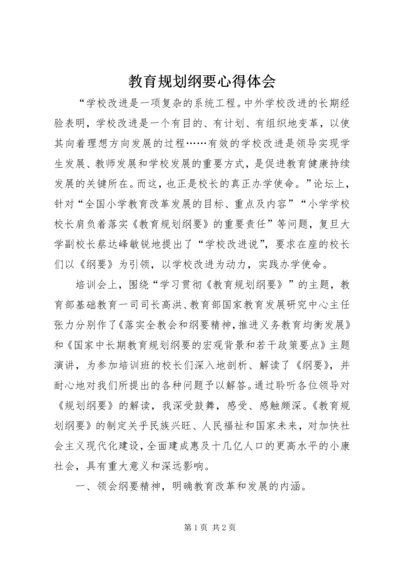 教育规划纲要心得体会.docx