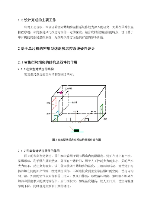 基于单片机的密集型烤烟房温度自动控制系统