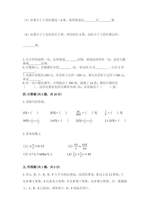 六年级下册数学期末测试卷（黄金题型）word版.docx