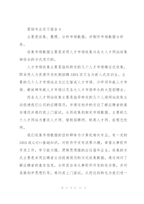 营销专业实习报告.docx