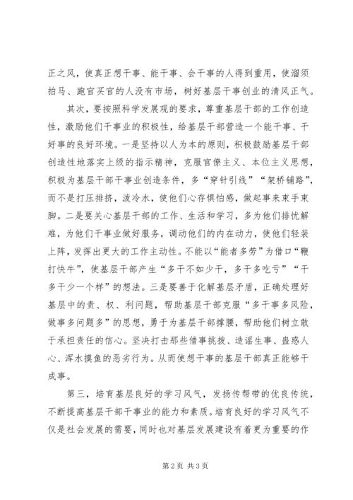 基层队伍建设心得体会.docx