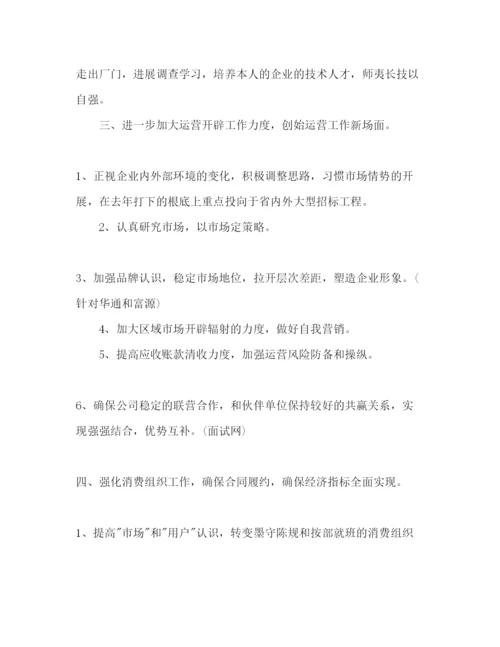 精编管业公司工作参考计划范文.docx