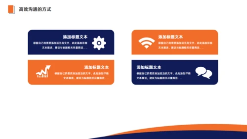 高效沟通技巧简约商务企业内训通用PPT模板