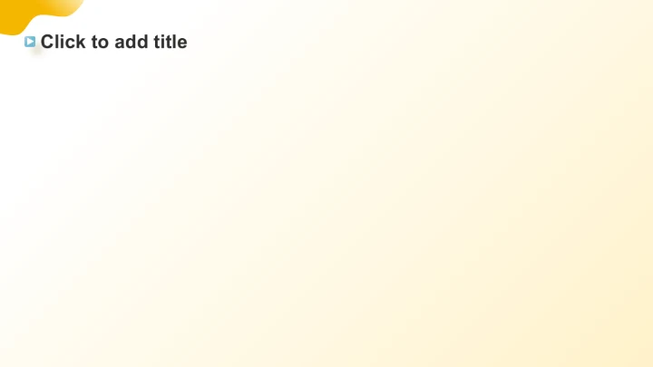 黄色卡通风教育培训PPT主题