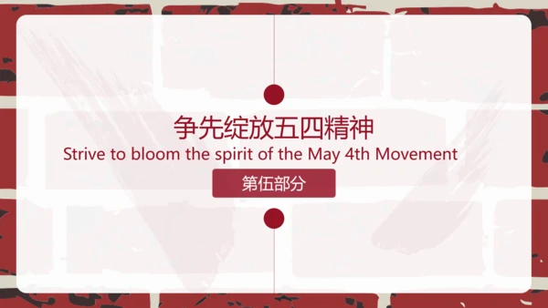 党政风五四青年节教育PPT