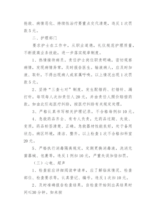 医疗质量管理奖惩制度.docx