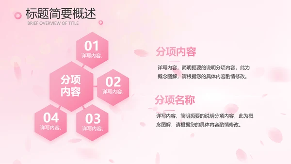 粉色唯美背景工作总结汇报动态PPT