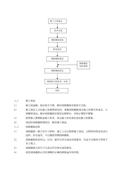 中石化建钢格板安装施工技术方案.docx