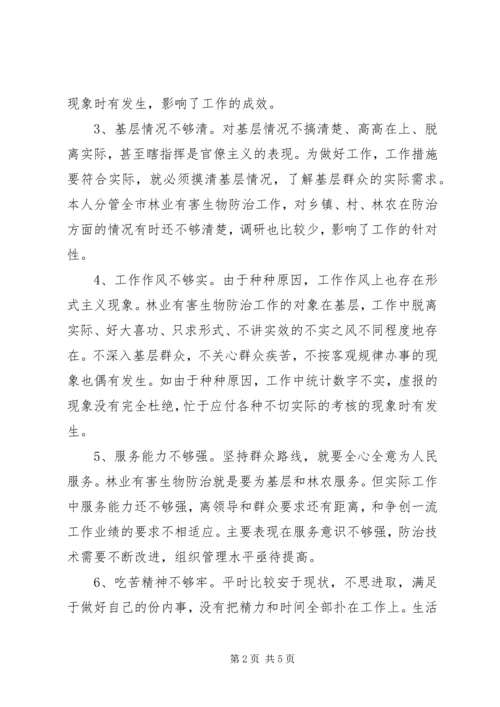 反四风自查报告 (2).docx