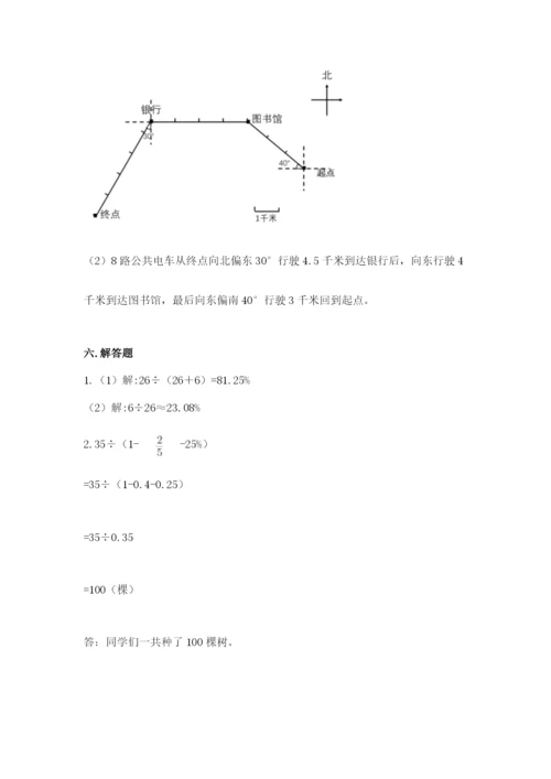 小学数学六年级上册期末测试卷附参考答案ab卷.docx