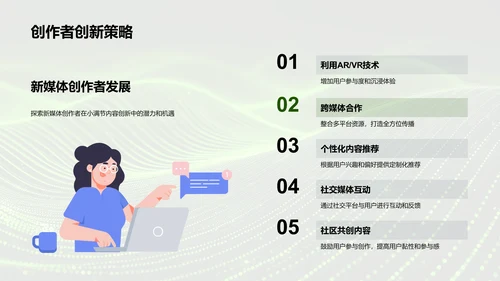 新媒体小满创新讲解PPT模板