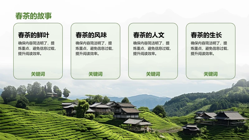 春茶的故事-茶叶PPT