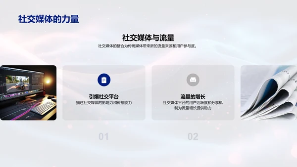 传媒行业数字转型PPT模板