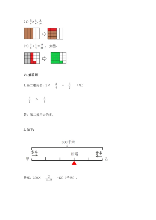 人教版六年级上册数学 期中测试卷【真题汇编】.docx