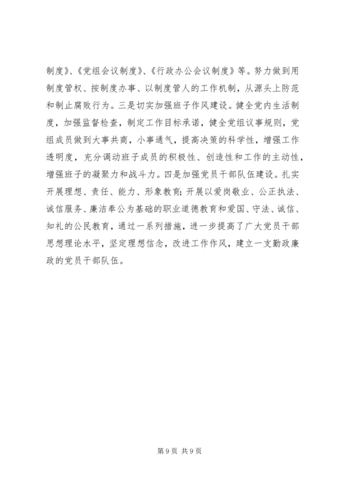 口岸办反腐倡廉工作报告.docx