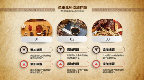 中国风中医养生汇报总结通用PPT模板