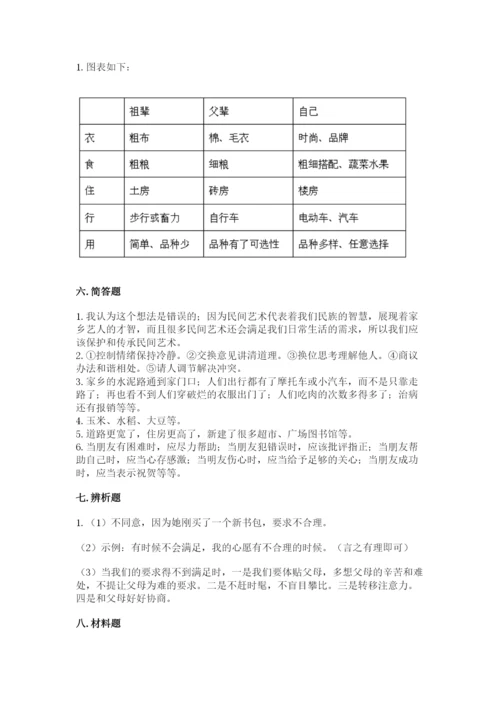 部编版道德与法治四年级下册期末测试卷【精练】.docx