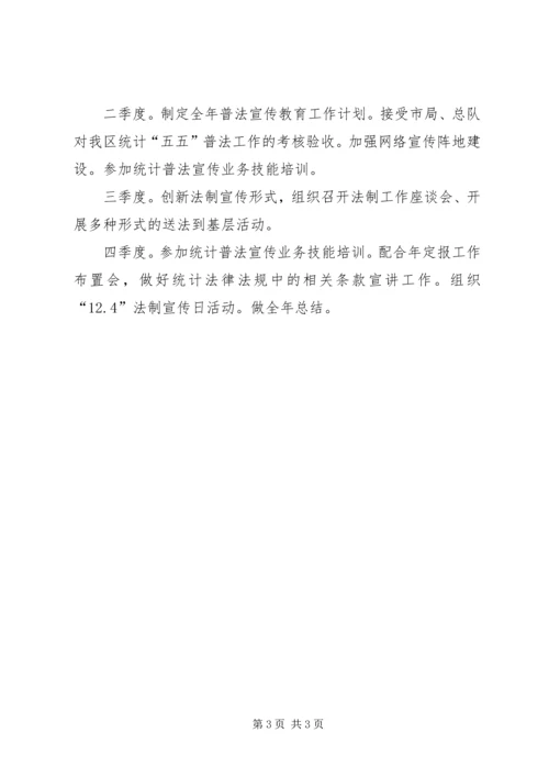 统计法制宣传工作计划范文.docx