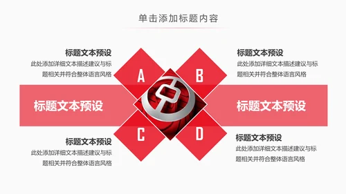 中国银行工作汇报总结PPT模板