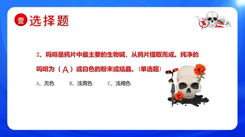 国际禁毒日禁毒知识竞赛禁毒PPT课件禁毒日（禁毒）