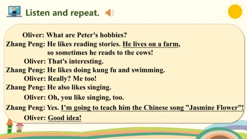 Unit 4 I have a pen pal Part A   Let's try & Let's