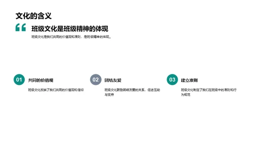 打造优秀班级文化