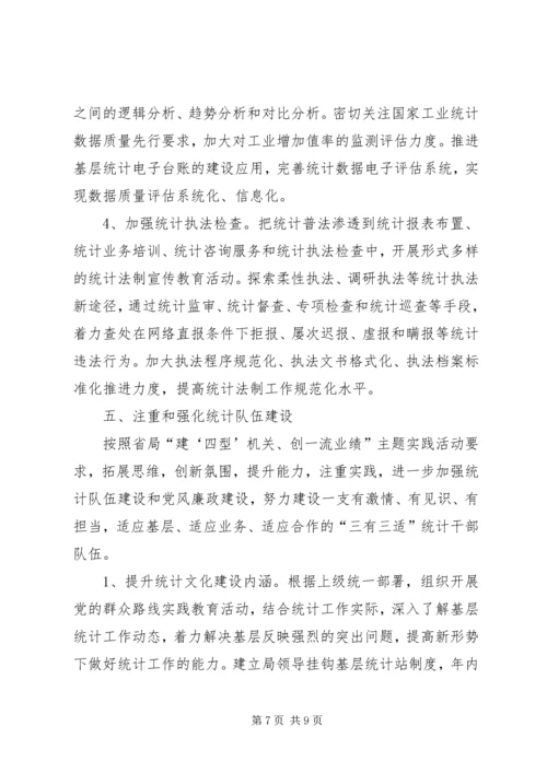 统计局全市统计工作计划.docx