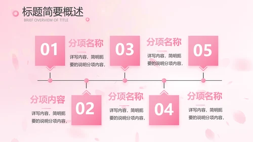 粉色唯美背景工作总结汇报动态PPT