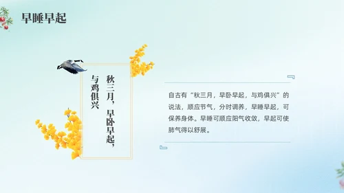 彩色弥撒寒露养生二十四节气PPT课件