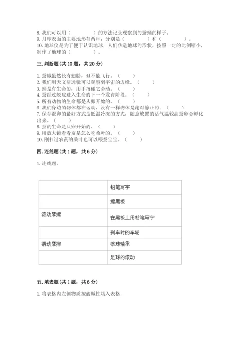 教科版科学三年级下册 期末测试卷【轻巧夺冠】.docx