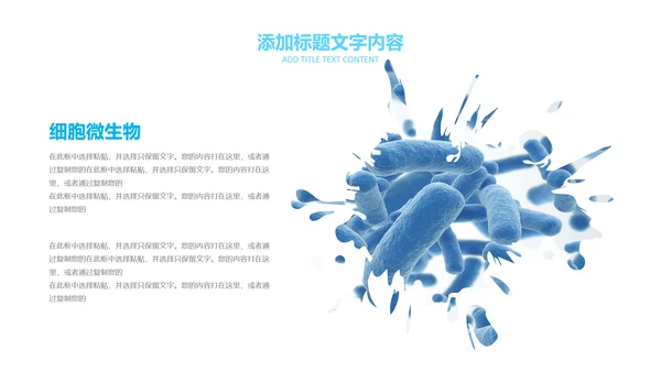 医疗细菌病毒微生物细胞组织动态ppt模板