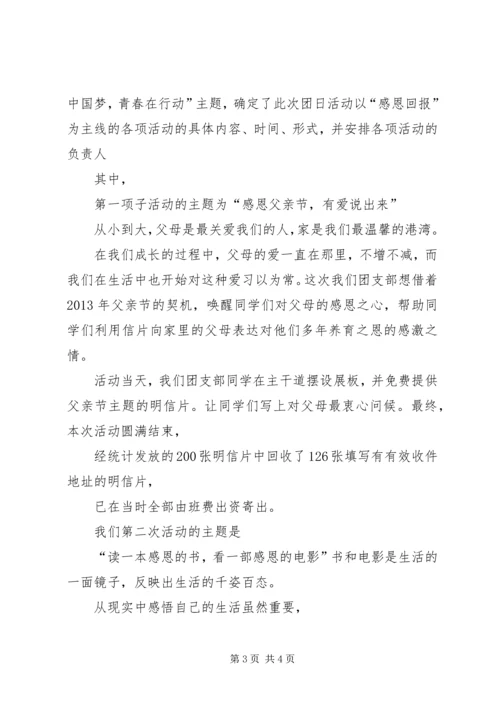 优秀团日活动总结范例.docx