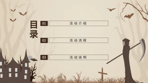 万圣节剧本杀主题活动动态通用PPT模板
