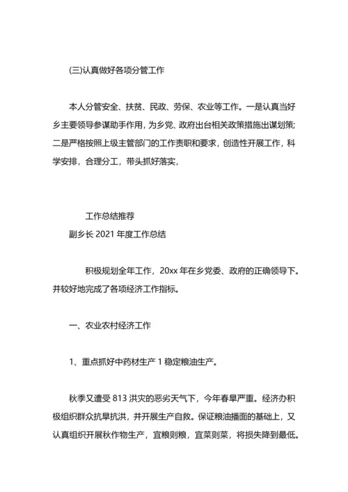 副乡长思想意识提升个人工作总结.docx