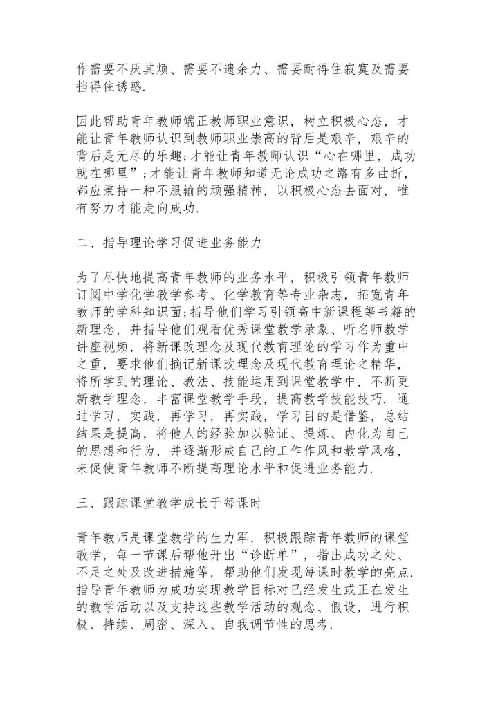 辅导青年教师个人总结5篇.docx