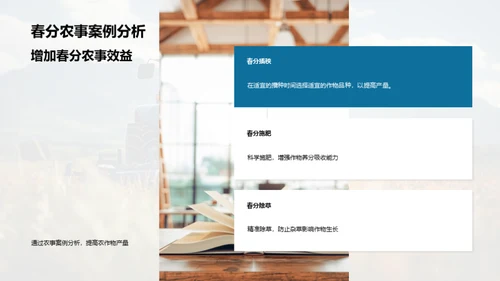春分农事与科技融合