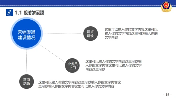 公安警察治安工作汇报通用PPT模板