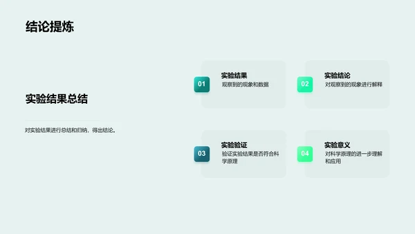 科学实验探索教学PPT模板