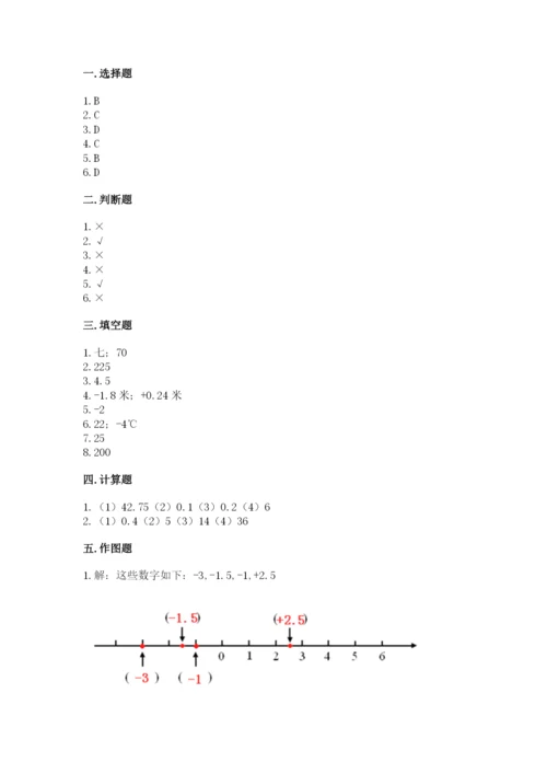 北师大版六年级下册数学期末测试卷附参考答案（名师推荐）.docx