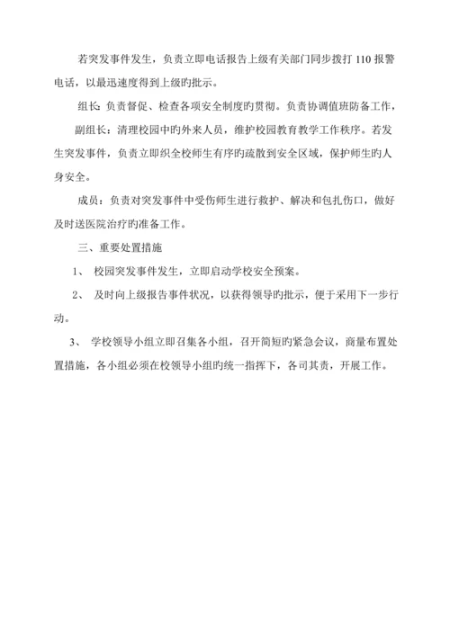 学校安全应急全新预案总案.docx