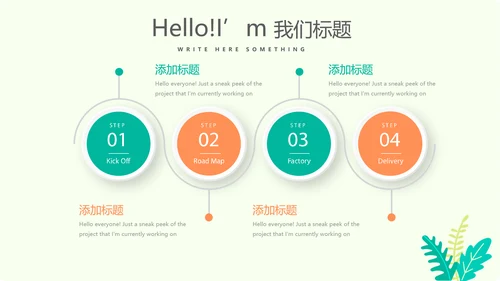 马拉松跑步健身动态PPT