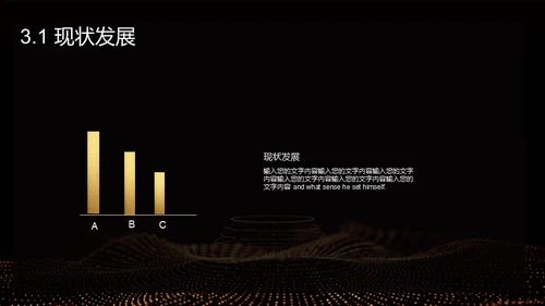 黑金奢华创业计划书通用PPT模板