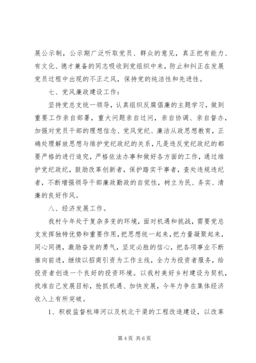 村党总支XX年党建工作计划.docx