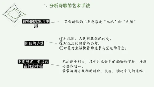 九年级上册 第一单元 名著导读《艾青诗选》如何读诗  课件(共78张PPT)