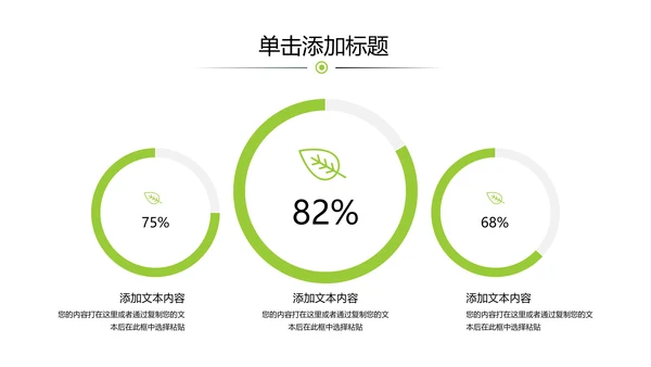 绿色生态环保低碳地球日自然环境PPT模板
