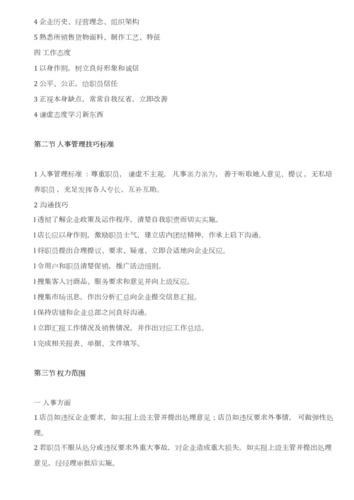 专卖店店长手册模板.docx