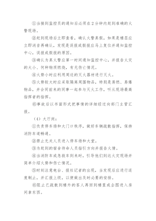 酒店灭火和疏散应急预案_1.docx