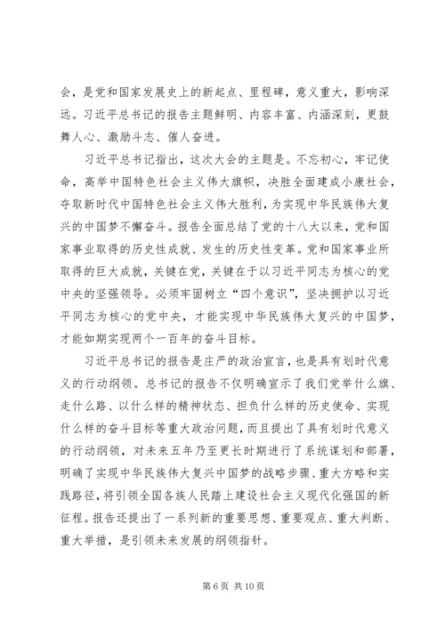 十九大学习讨论.docx